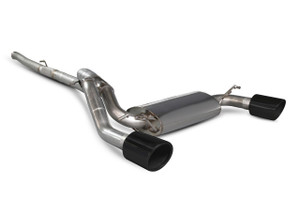 Scorpion Exhaust Cat-back system with no valves - Ascari Tips For Focus MK3 RS - SFD085CF Scorpion Exhaust Cat-back system with no valves - Ascari Tips For Focus MK3 RS - SFD085CF