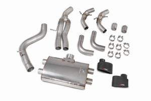 Scorpion Exhaust System For 8V Audi RS3 Valved Non-Resonated - SAUS079CF