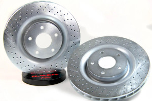 Baer Brakes Claw Performance Rotors, Front For 05-09 Chevrolet Corvette w/Z51 Pkg, 10-11 Corvette Base w/Mag Ride Control, 12-13 Base w/J55 or F55 Brake Pkg (13.3" Front Rotor), 06-09 Cadillac XLR-V - 55111-020