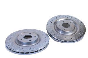 Baer Brakes Claw Performance Rotors, Rear For 06-13 Chevrolet Corvette Z06 Excl. 12-13 Ceramic Composite Brakes, 10-13 Grand Sport & 2013 Corvette 427 - 580407-020