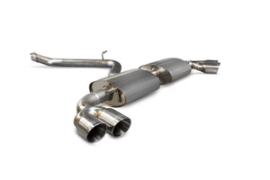 Scorpion Exhaust Non-resonated cat-back system For TT Mk2 3.2 V6/TT S Mk2 - SAUS026
