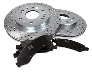 Baer Brakes Claw Rotor and Pad Combo Kit, Front For 05-13 Chevrolet Corvette w/JL9 - 55101-0731