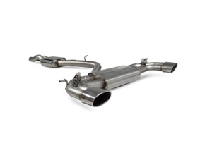 Scorpion Exhaust Resonated cat-back system with electronic valves For TTRS MK3 (GPF and non GPF models) - SAU081