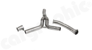 CARGRAPHIC Fitting Kit For Audi A4/A5 B8 & Q5 8R Rear Silencer Replacement Pipe Set - CAU8KKIT2