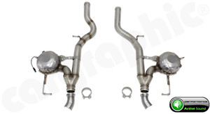 CARGRAPHIC Active Sound System For 6-Cylinder R-Dynamic Tailpipes For Land Rover Range Rover Velar D180 / D240 - PERRRVELD4RDSM