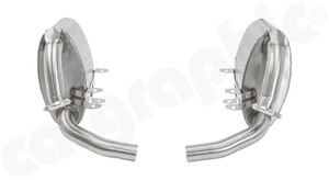 CARGRAPHIC Sport Rear Silencer Set (Super Sound Export Version) For Porsche 996.1 GT3 3.6L & 996.2 GT3 / GT3 RS 3.6L - CARP96GT3ETS CARGRAPHIC Sport Rear Silencer Set (Super Sound Export Version) For Porsche 996.1 GT3 3.6L & 996.2 GT3 / GT3 RS 3.6L - CARP96GT3ETS