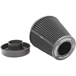 Ramair Pleated Universal Large Cone Air Filter Intake Velocity Stack 127mm (5inch) OD CC-195-VS-127-BK