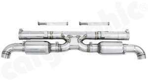 CARGRAPHIC Final Silencer Replacement X-Pipe (SUPER SOUND Version) For Porsche 997.1 GT2 3.6L & 997.2 GT2 RS / Turbo / Turbo S - PERP97TDFIETERSIL CARGRAPHIC Final Silencer Replacement X-Pipe (SUPER SOUND Version) For Porsche 997.1 GT2 3.6L & 997.2 GT2 RS / Turbo / Turbo S - PERP97TDFIETERSIL