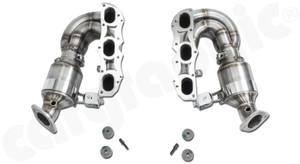 CARGRAPHIC Longtube Manifold Set (2" Primary Diameter) w/2x 200CPSI HD Tri-Metal Catalytic Converters For Porsche 981 Boxster / Cayman 2.7L & 3.4L S / GTS - PERP81FKROBD2 CARGRAPHIC Longtube Manifold Set (2" Primary Diameter) w/2x 200CPSI HD Tri-Metal Catalytic Converters For Porsche 981 Boxster / Cayman 2.7L & 3.4L S / GTS - PERP81FKROBD2