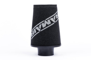 Ramair Small Foam Filter Aluminium Base 80mm (3.1inch) OD Black JS-107L-BK