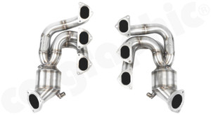 CARGRAPHIC Longtube Manifold Set w/2x 300CPSI HD Tri-Metal Catalytic Converters For Porsche 718 Boxster Spyder RS / Cayman GT4 RS 4.0L - CARP82GT4RSFKROBD2 CARGRAPHIC Longtube Manifold Set w/2x 300CPSI HD Tri-Metal Catalytic Converters For Porsche 718 Boxster Spyder RS / Cayman GT4 RS 4.0L - CARP82GT4RSFKROBD2
