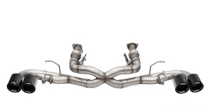 Corsa 20-25 Chevrolet Corvette C8 RWD 3in Xtreme Cat-Back Exhaust w/4.5in Carbon Fiber Black PVD Tip cor21102CFBLK