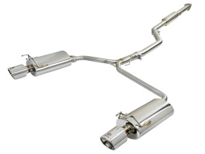 aFe Takeda 2-1/2 IN to Dual 1-3/4 IN 304 Stainless Steel Cat Back System for  Honda Accord (Sedan) 13-17 L4-2.4L  afe49-36605