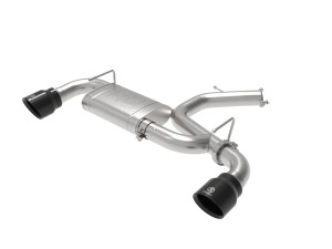 aFe Takeda-ST 3 IN 304 Stainless Steel Axle-Back Exhaust System for Hyundai Veloster N 19-20 L4-2.0L (t) without Performance Package - afe49-37009-B