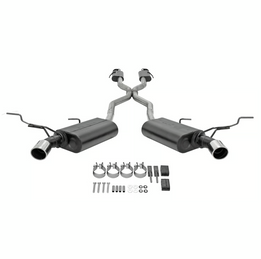 Flowmaster Force II Cat-Back Exhaust System Fits 2011-2021 Jeep Grand Cherokee 3.6, 5.7-Liter, Force II Cat-Back 2.5" Stainless Steel Exhaust System, Dual Out Rear Exit - 817575