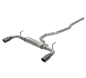 Flowmaster Flow FX Cat-Back Exhaust System Fits 2014-2022 Jeep Cherokee 3.2-liter, Flow FX Cat-Back 2.5-inch Stainless Steel Exhaust System, 3.5-inch Black Ceramic Tips, Dual Out Rear Exit - 717810