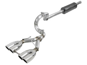 aFe Rebel Series 2-1/2 IN 304 Stainless Steel Cat-Back Exhaust System for Jeep Wrangler (JL) 18-25 V6-3.6L afe49-38071-P