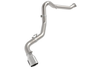 aFe Vulcan Series 3 IN 304 Stainless Steel DPF-Back Exhaust w/ Polished Tip for  Jeep Gladiator (JT) 21-23 V6-3.0L (td) afe49-38093-P