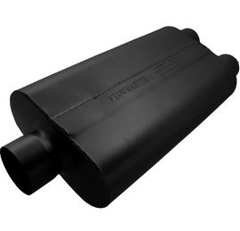 Flowmaster 50 Series Delta Flow Chambered Muffler 50 Delta Flow® - 3.00 Center In / 2.50 Dual Out - Moderate Sound - 9430502