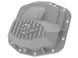 aFe POWER Street Series Front Differential Cover Raw w/ Machined Fins for Jeep Wrangler (JL) 18-23/ Gladiator (JT) 20-23 (Dana M210) afe46-71030A