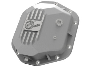 aFe POWER Street Series Rear Differential Cover Raw w/ Machined Fins for Jeep Wrangler (TJ & JK) 97-18 (Dana 44)  afe46-71110A