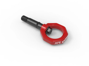 aFe CONTROL Rear Tow Hook - Red for Toyota GR Supra (A90) 20-25 L4-2.0L (t)/L6-3.0L (t) - afe450-721002-R
