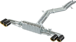 Capristo Audi SQ8 - Valved Exhaust, Mid Silencer Spare + Wicrom Tips (OE Actuators)