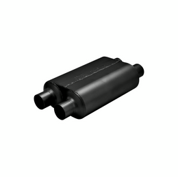 Flowmaster Super 40 Series Chambered Muffler Super 40 Stainless Steel - 2.50 Dual In / 2.50 Dual Out - Aggressive Sound - 8525454