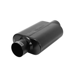 Flowmaster 40 Series Delta Force Race Muffler Top Ten Race Muffler 409SS - 4.00 Center In / 4.00 Center Out - Aggressive Sound - 854040-10