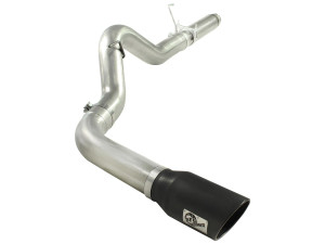 aFe Large Bore-HD 5 IN 409 Stainless Steel DPF-Back Exhaust System for Dodge RAM Diesel Trucks 07.5-12 L6-6.7L (td) afe49-42016-B