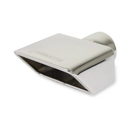 Flowmaster Exhaust Tip Exhaust Tip - 3.0 x 5.5 Polished Angle Rolled Edge Fits 2.5 in. Tubing - 15354