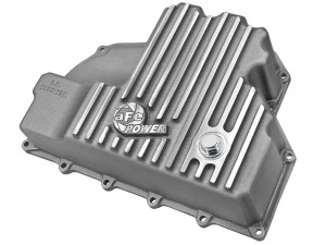 aFe POWER Street Series Engine Oil Pan Raw w/ Machined Fins for  RAM 1500 EcoDiesel 14-18 V6-3.0L (td) 4WD  afe46-70280