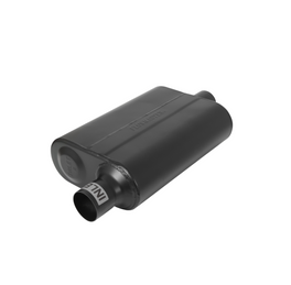 Flowmaster Super 44 Series Chambered Muffler Super 44 Series Stainless Steel - 2.25 Offset In / 2.25 Center Out Aggressive Sound - 842446