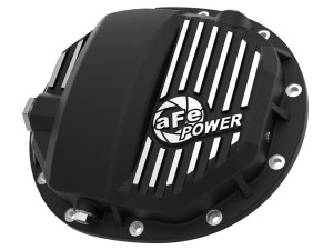 aFe POWER Pro Series AAM 9.5/9.76 Rear Differential Cover Black w/ Machined Fins for  GM Silverado/Sierra 1500 14-23 (AAM 9.5/9.76) afe46-71120B