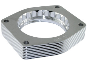 aFe Silver Bullet Throttle Body Spacer for GM Trucks/SUVs 07-13 V8-4.8L/5.3L/6.0L/6.2L (GMT900) afe46-34003