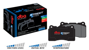 DBA Front Street Series Brake Pads for 17-21 Subaru WRX STI - dbaDB1845SS