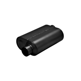 Flowmaster Super 40 Series Chambered Muffler Super 40 Stainless Steel - 3.00 Offset In / 3.00 Offset Out - Aggressive Sound - 853048