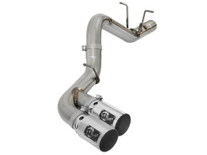aFe Rebel XD Series 4 IN 409 Stainless Steel DPF-Back Exhaust System for  GM Diesel Trucks 17-19 V8-6.6L (td) L5P afe49-44089-P