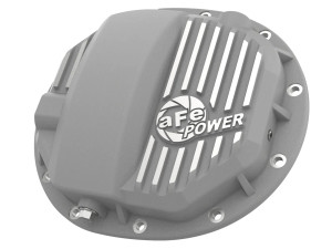 aFe Street Series Rear Differential Cover Raw w/ Machined Fins for GM Silverado/Sierra 1500 14-23 (AAM 9.5/9.76) afe46-71120A