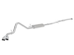 aFe Vulcan Series 3 IN 304 Stainless Steel Cat-Back Exhaust System for  GM Silverado/Sierra 1500 19-25 L4-2.7L (t) afe49-34109-P