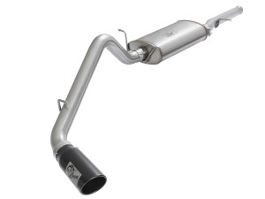 aFe MACH Force-Xp 3 IN 409 Stainless Steel Cat-Back Exhaust System for  GM Silverado/Sierra 1500 09-19 V6-4.3L/V8-4.8/5.3L (Standard Cab - 4.5" Tip) afe49-44072-B