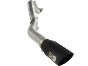 aFe Large Bore-HD 5 IN 409 Stainless Steel DPF-Back Exhaust System for GM Diesel Trucks 11-16 V8-6.6L (td) LML  afe49-44041-B