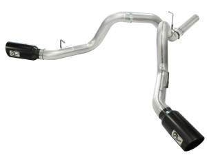 aFe Large Bore-HD 4 IN 409 Stainless Steel DPF-Back Exhaust System for  GM Diesel Trucks 11-16 V8-6.6L LML  afe49-44043-B