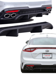 STILLEN 2018-2021 Kia Stinger GT (AWD/RWD 3.3TT) Matte Black Rear Diffuser - KB26002MB