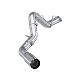 MBRP 2020+ GMC/Chevy 2500/3500 6.6L Duramax 4in Mand Bent Tubing Pro-Ser Cat Back Single Side - 304 - mbrpS6059304