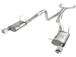 aFe MACH Force-Xp 3 IN 409 Stainless Steel Cat-Back Exhaust System for Ford Mustang GT 11-14 V8-5.0L  afe49-43049-P