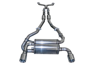 STILLEN 2003-2007 Infiniti G35 Coupe Stainless Steel Exhaust Systems - Dual Wall Tips - 504360D