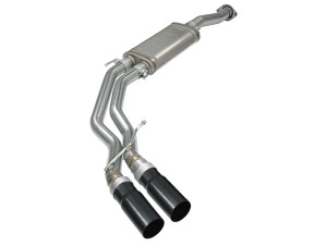 aFe Rebel Series 3 IN to 2-1/2 IN 409 Stainless Steel Cat-Back Exhaust System for Ford F-150 15-20 V6-2.7L/3.5L(tt)/V8-5.0L afe49-43081-B