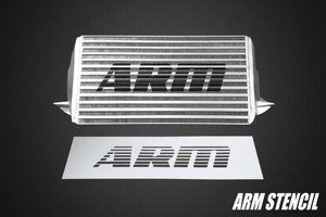 ARM Motorsports ARM INTERCOOLER STENCIL ARM Motorsports ARM INTERCOOLER STENCIL