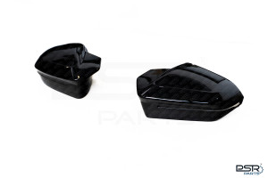 PSR Parts M-Style Gloss Black Wing Mirror Caps Covers for BMW 5 7 I5 I7 Serie G60 G61 G68 G70 M5 G90